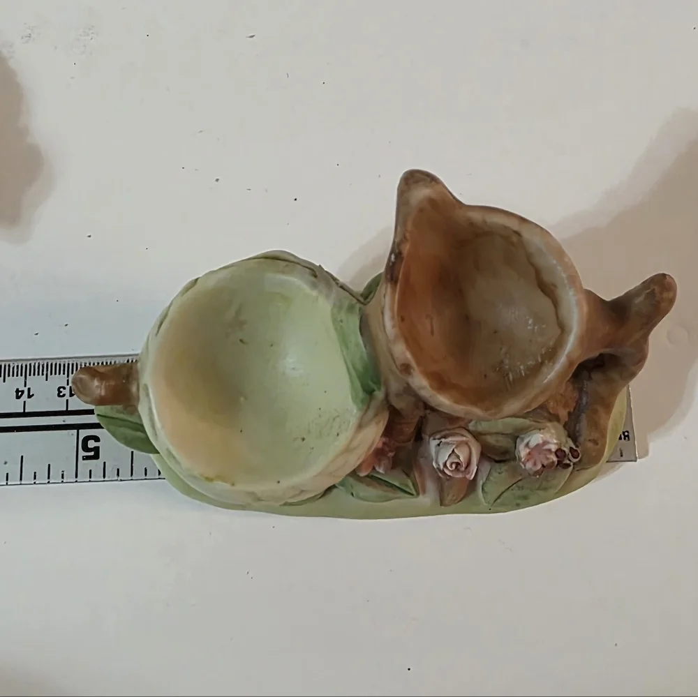 Vtg Birds On Nest Salt Pepper Shaker Set #244